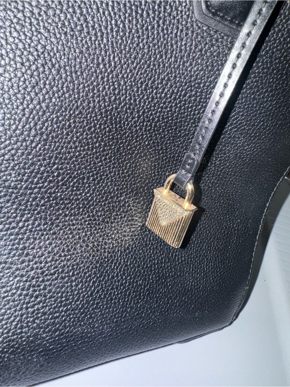 Michael Kors Black Satchel with Gold Hardware - Picture 6 of 7